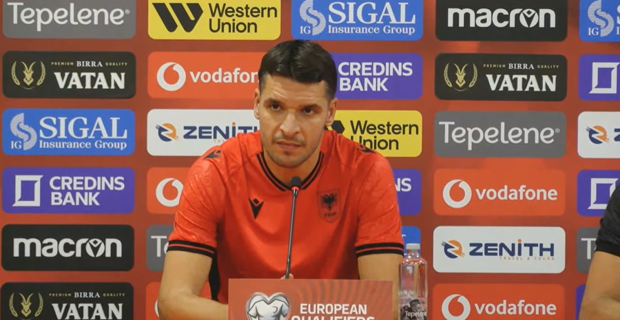 Press i kapitenit Gjimshiti  Do japim gjithçka për t ia vështirësuar Anglisë